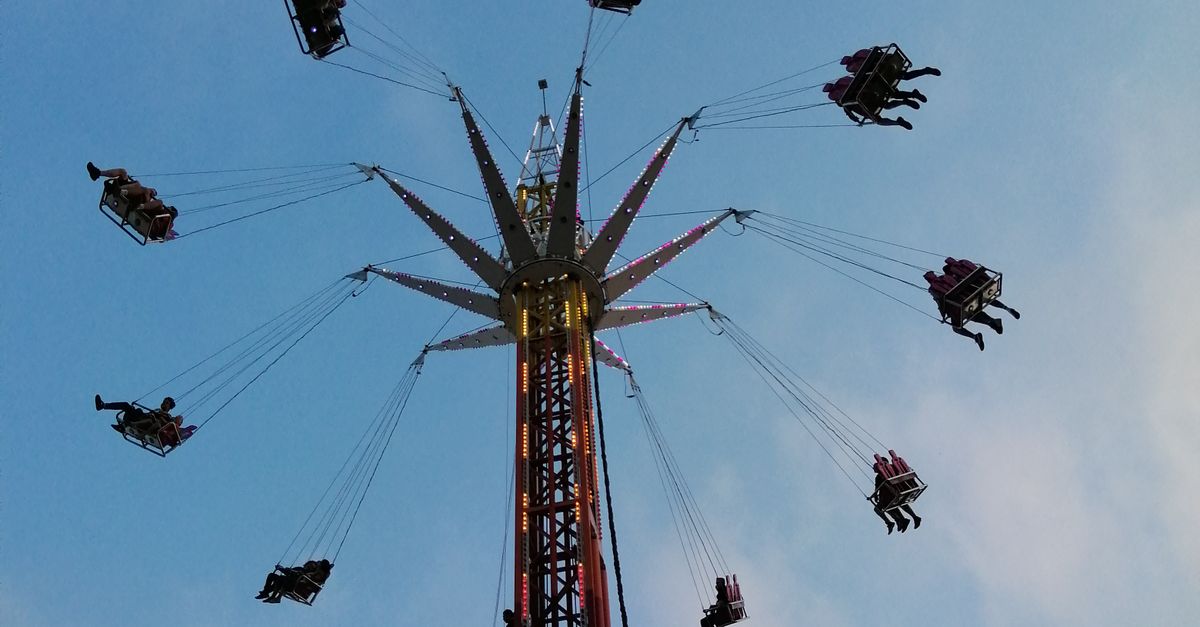 People on Swing Ride · Free Stock Photo