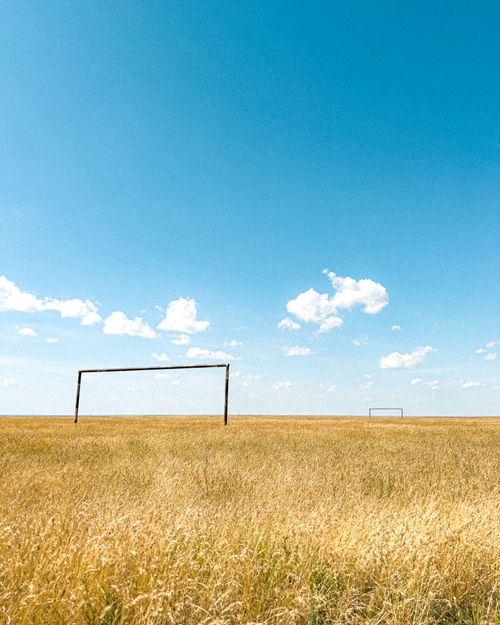 Open Soccer Field in Rural Béni Mellal-Khenifra · Free Stock Photo