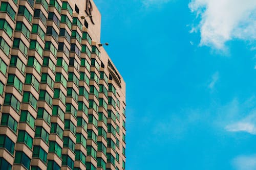 Low Angle Shot of a High Rise Building