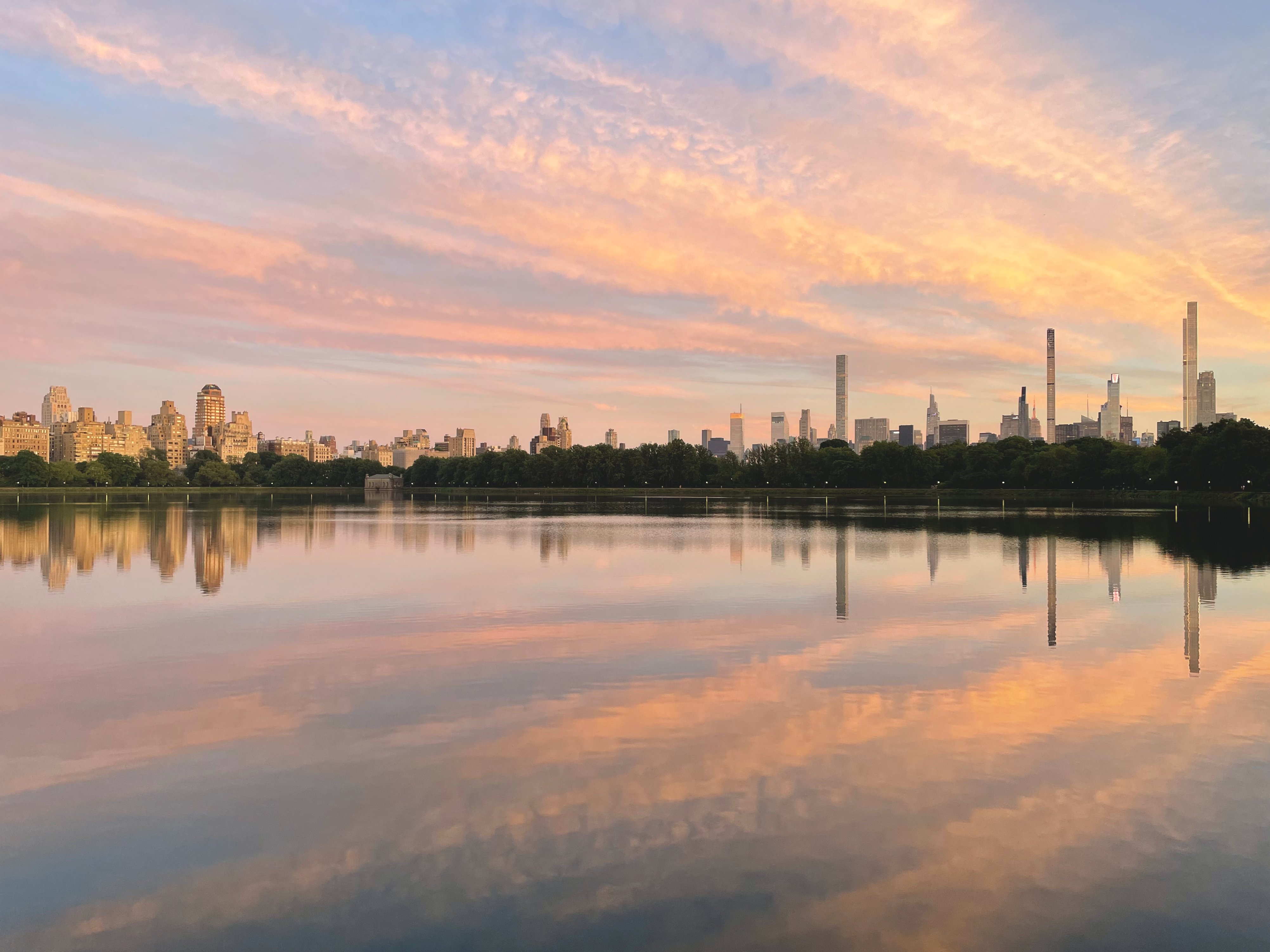 New York City Skyline at Sunset · Free Stock Photo