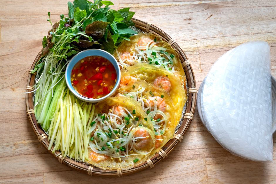 Banh Xeo (Sizzling Pancake) Crispy and Delicious Banh Xeo (Sizzling Pancake) Crispy and Delicious