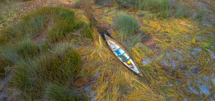 A Boat On A Lake