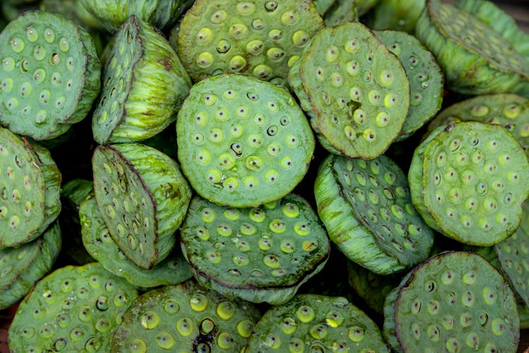 Close Up Of Green Fruit