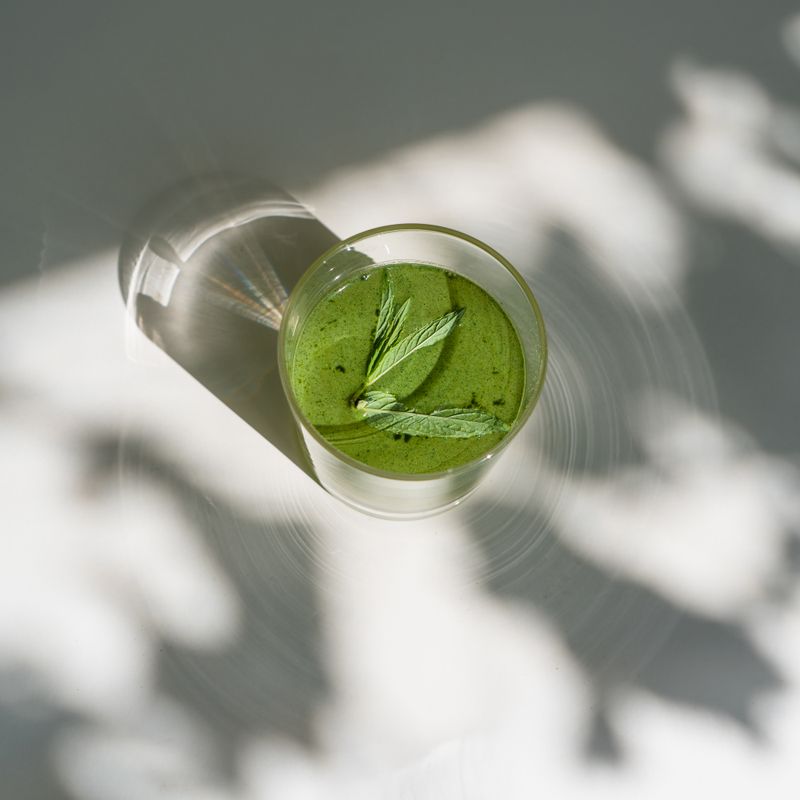 Vegan Sourdough Matcha Energy Discard Balls