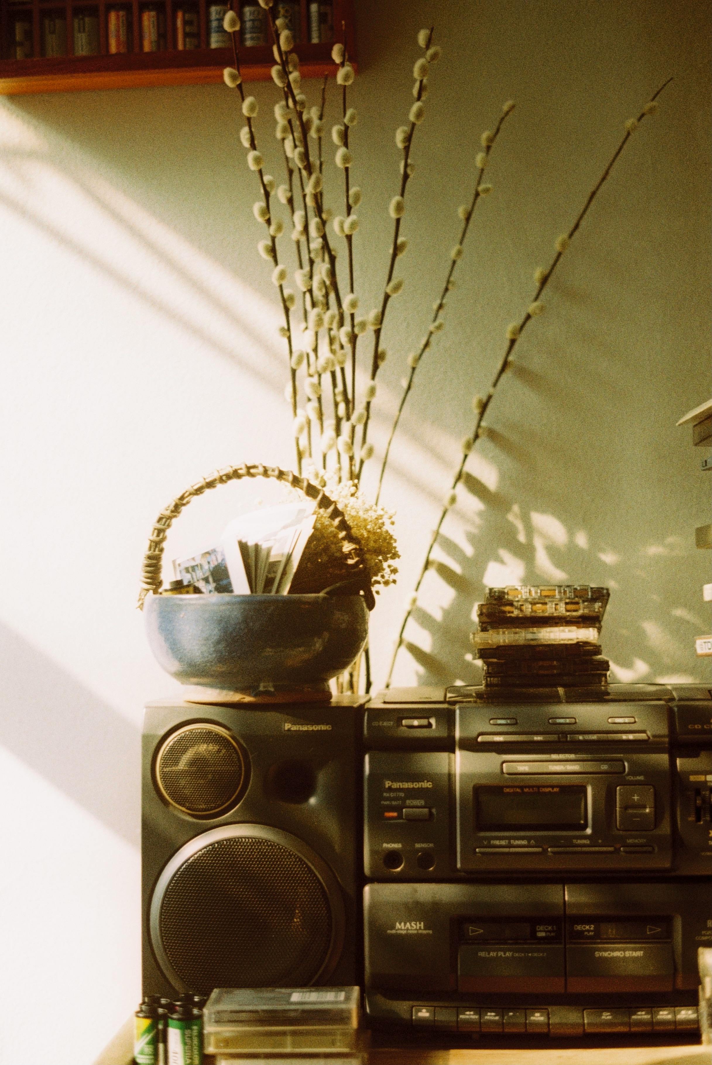 Closeup of a Vintage Stereo Component · Free Stock Photo