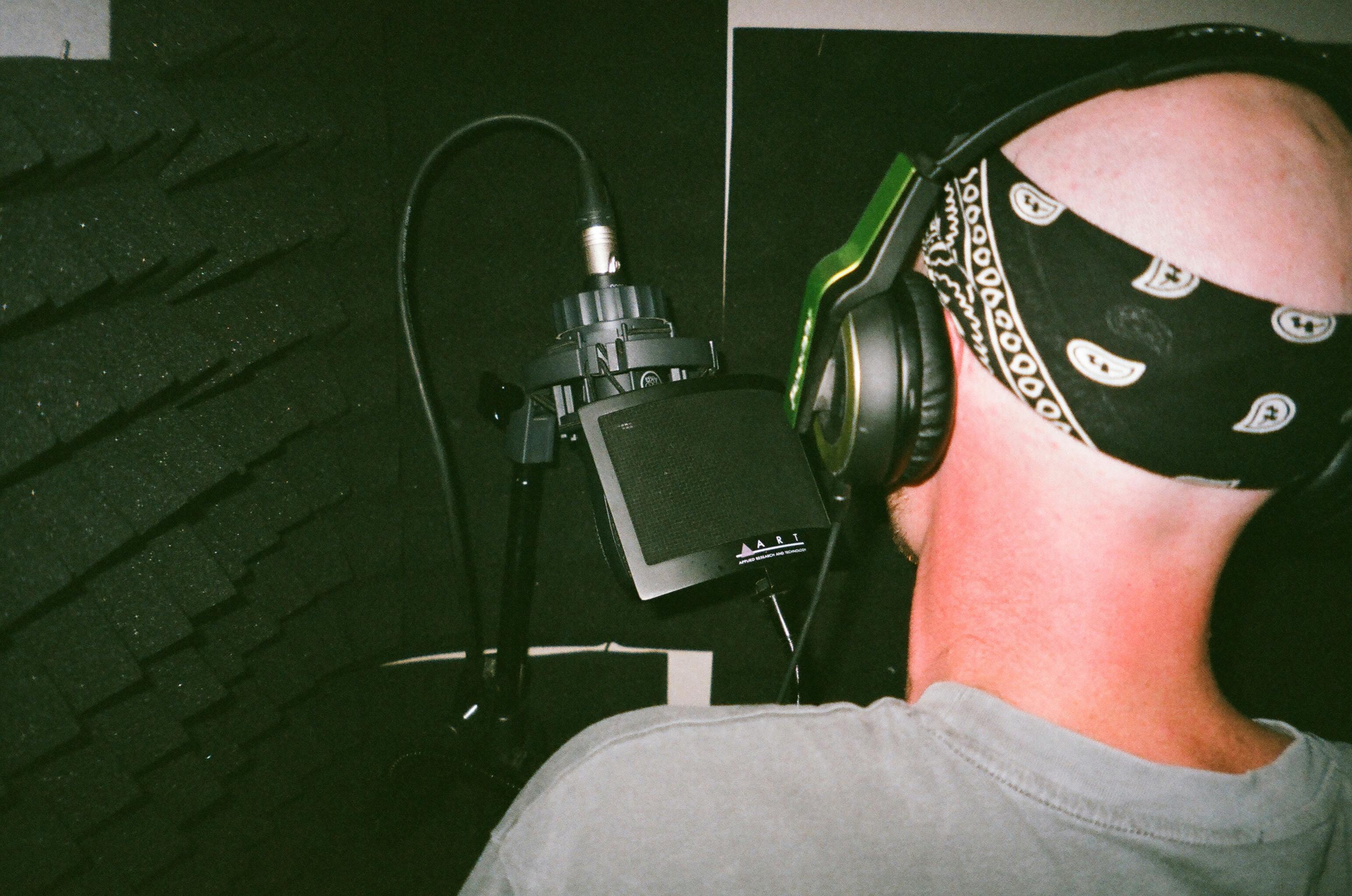 Man Recording Audio · Free Stock Photo