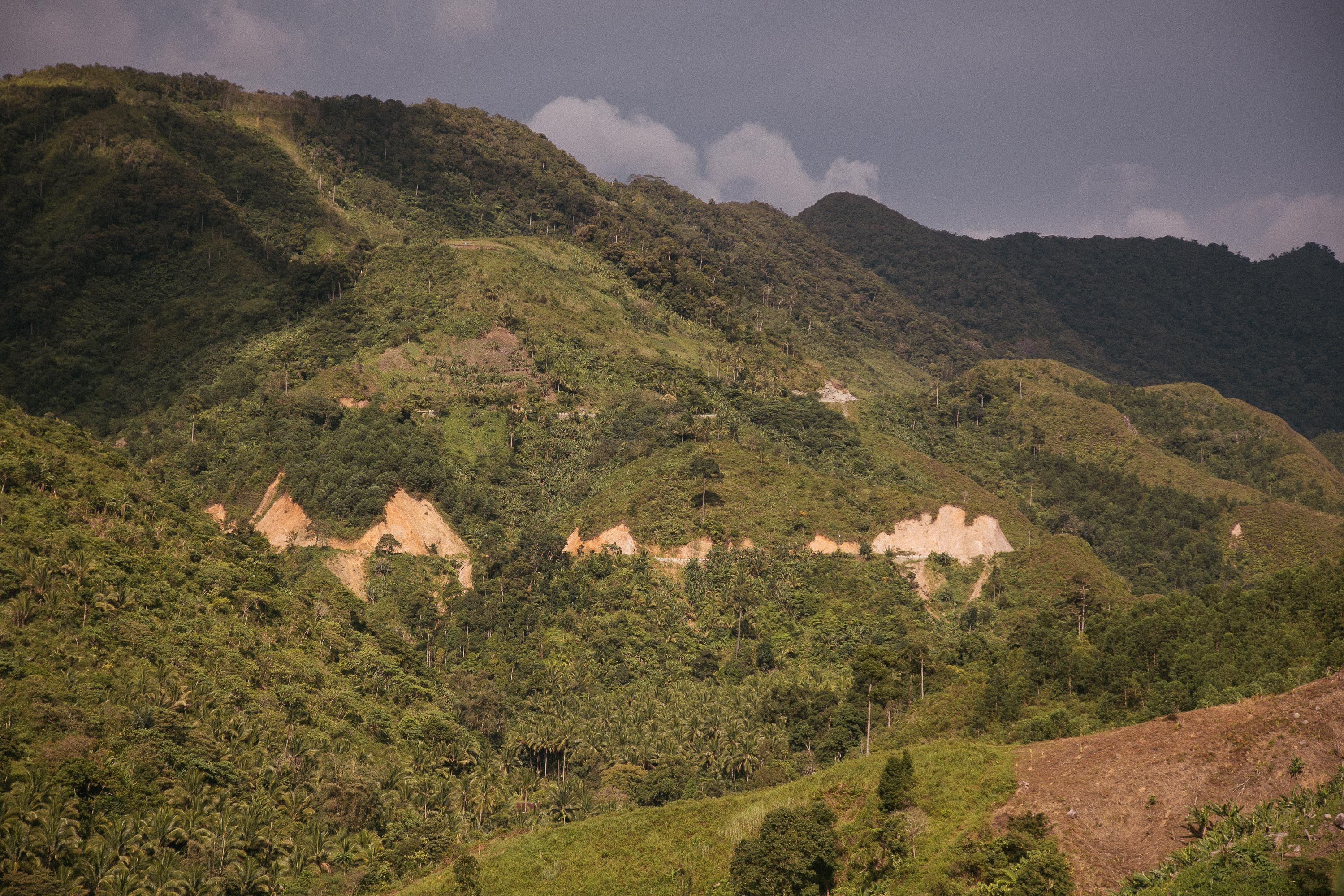 Limestone bluff above the Estanzuela valley near Marcala, La Paz, Honduras