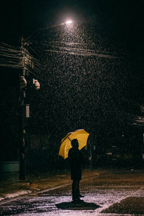 Безкоштовне стокове фото на тему «вертикальні постріл, вуличний ліхтар, дощ»