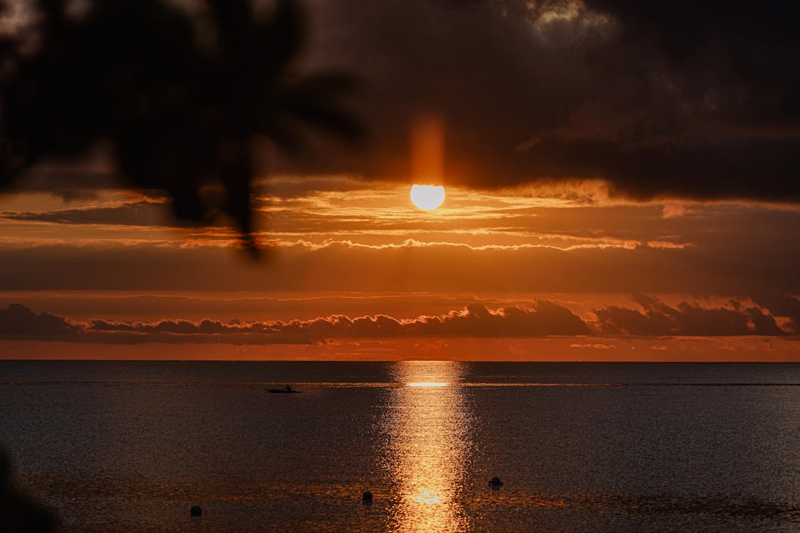 Scenic View of Sea during Sunset 