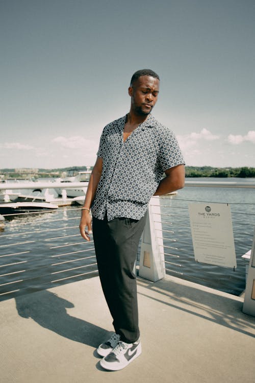 Man Posing on a Dock