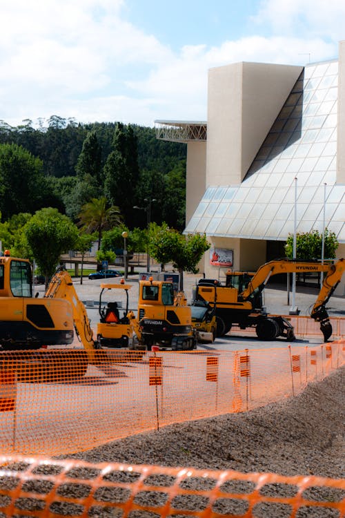 Δωρεάν στοκ φωτογραφιών με βαριά μηχανήματα, βαρύς εξοπλισμός, κατακόρυφη λήψη