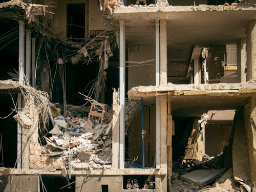 Imagine de stoc gratuită din calamitate, clădire abandonată, deteriorat