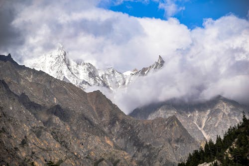 山, 景觀, 無人空拍機 的 免费素材图片