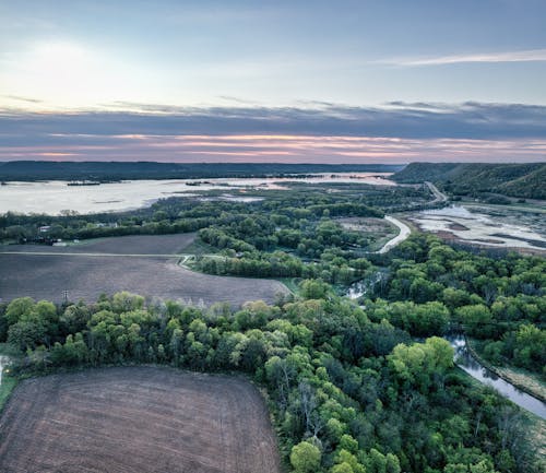 Gratis arkivbilde med dronebilde, dyrket jord, dyrket mark