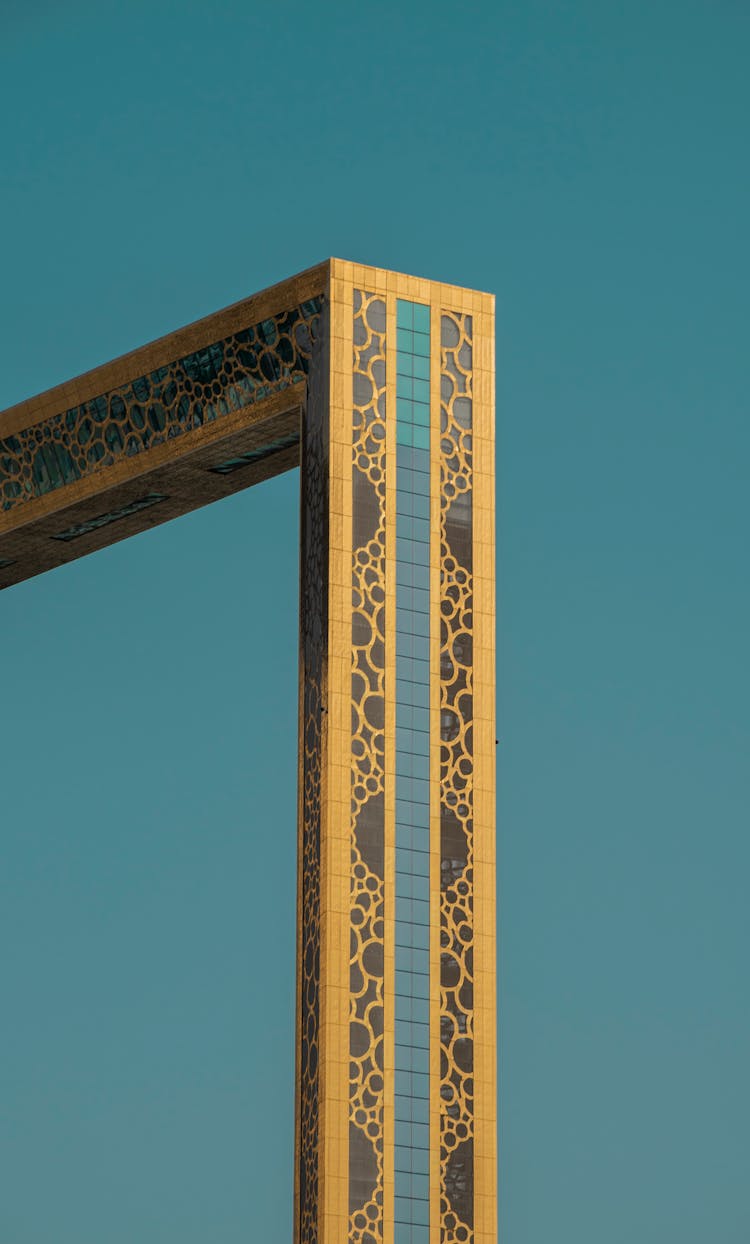 Low Angle Shor Of The Dubai Frame