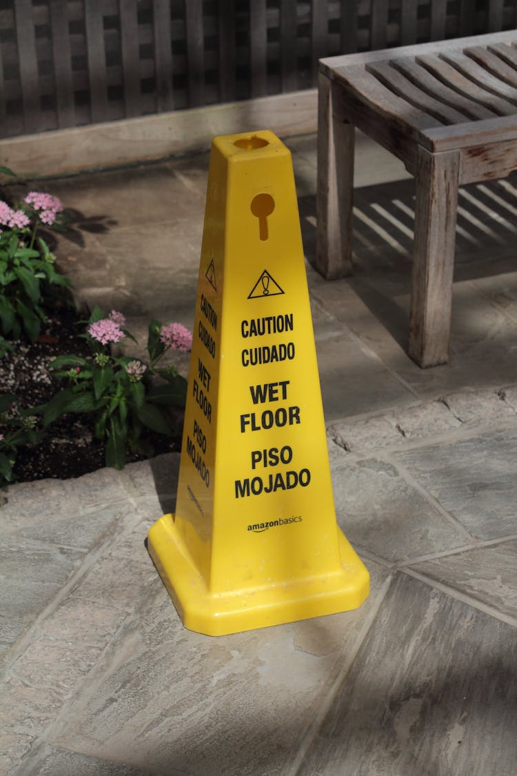A Yellow Safety Cone