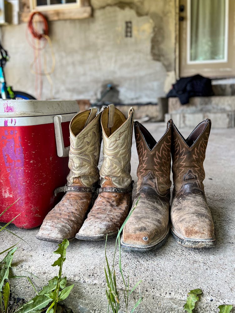 Leather Cowboy Boots