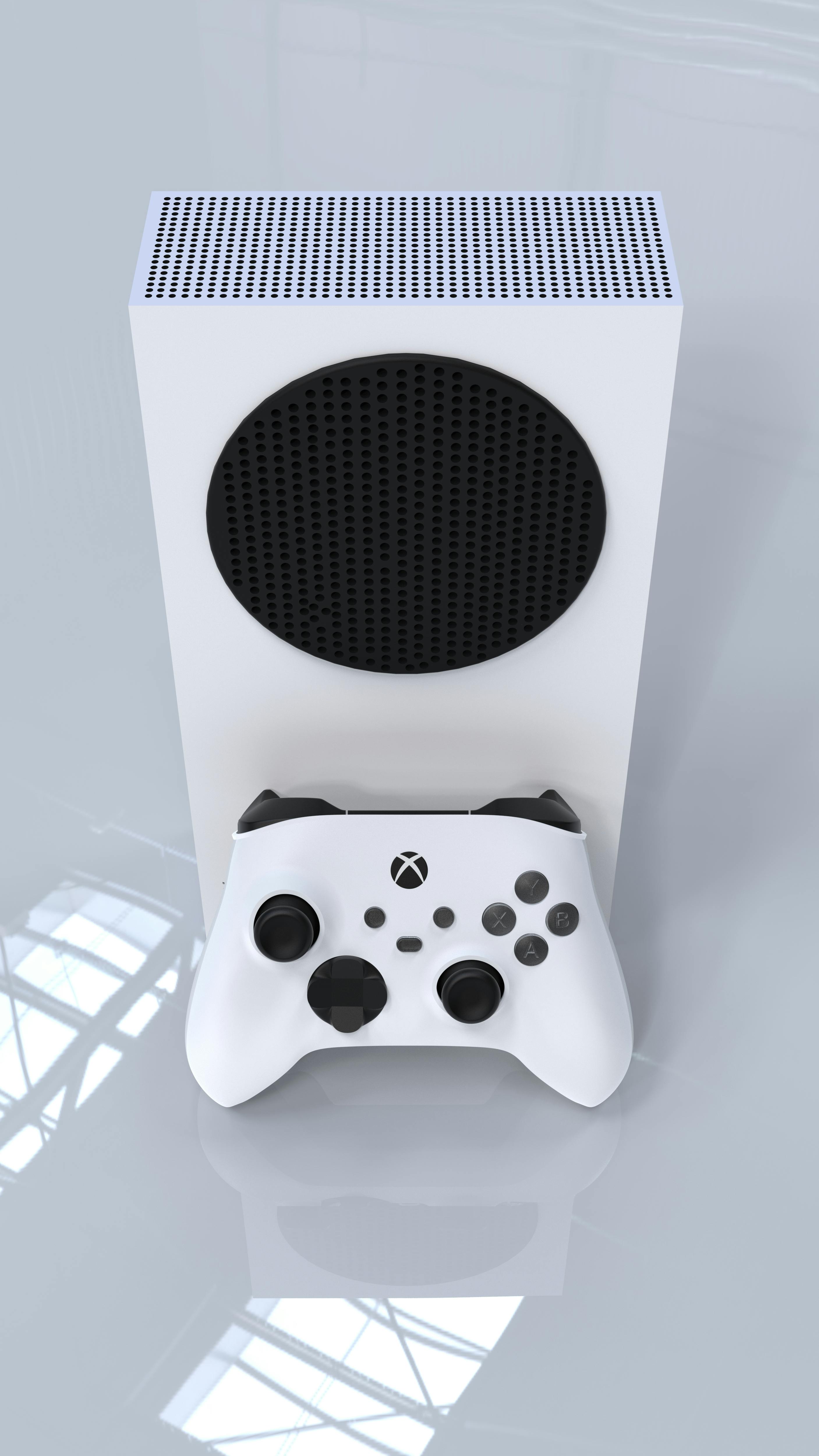 black and white game controller