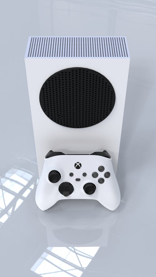 Black and White Game Controller
