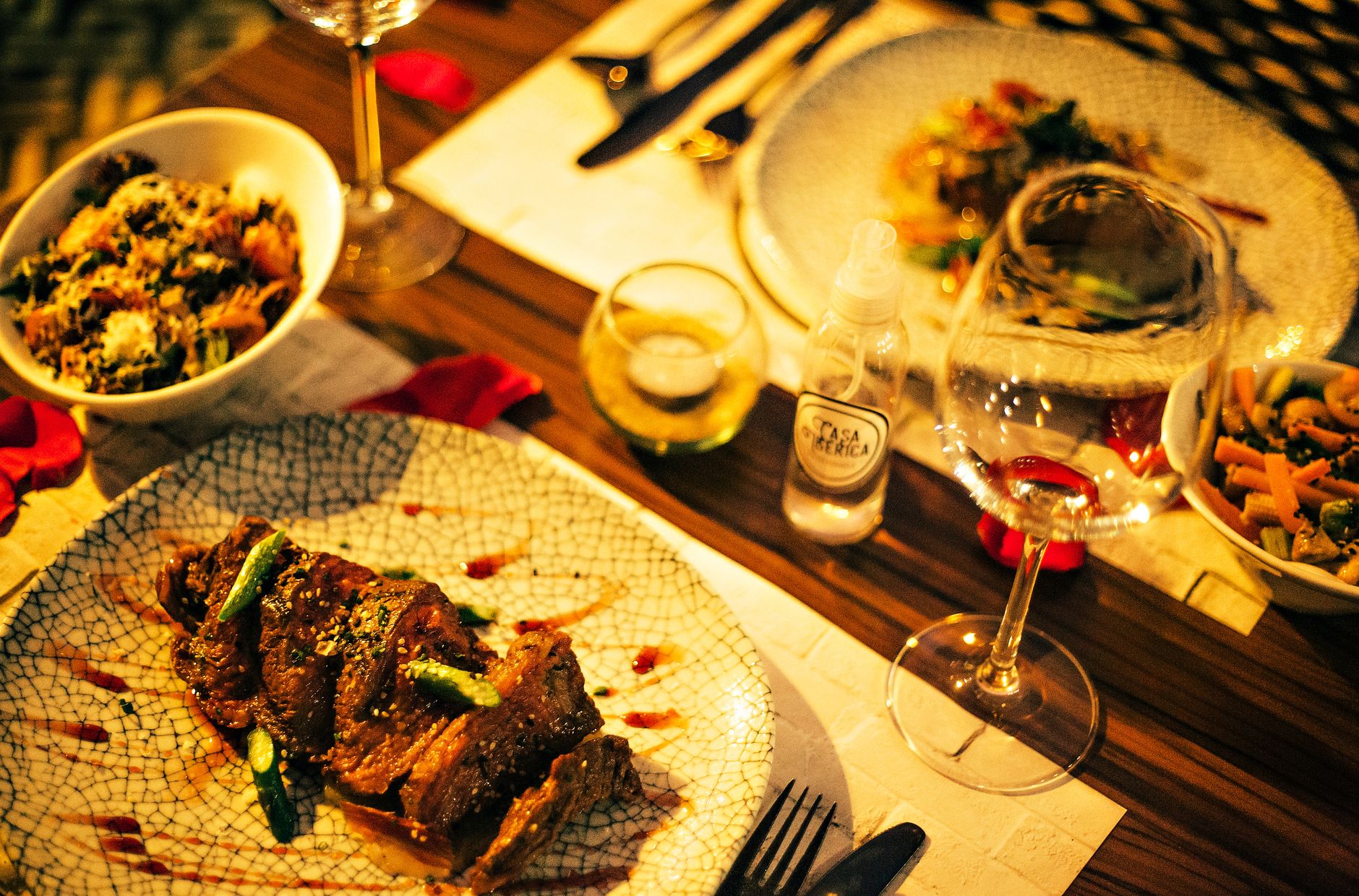 Sal de mesa tradicional Salero con sal de mesa fina