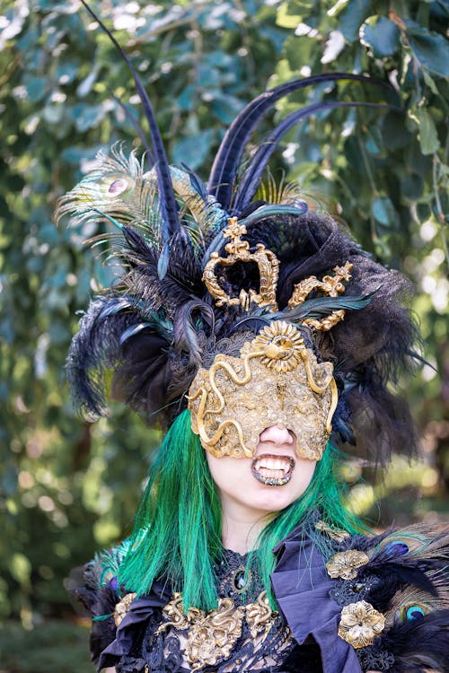 Foto profissional grátis de baile de máscaras, carnaval, fantasia