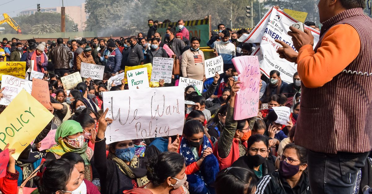 Protest Or Rally People Gathering on Street for a Protest Rally · Free Stock Photo