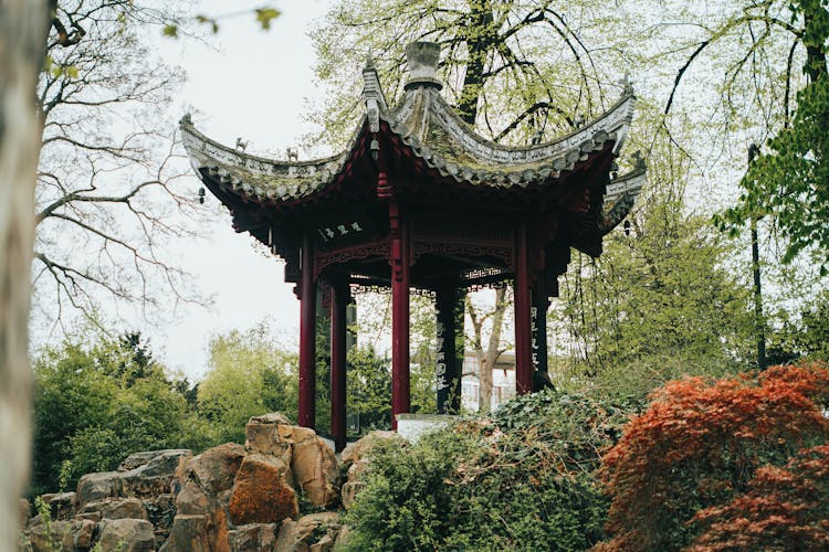 A Pavilion In A Park