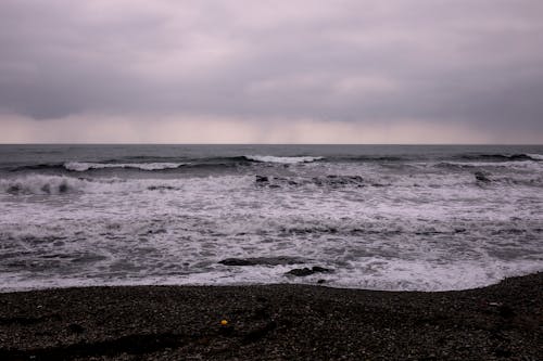 Бесплатное стоковое фото с берег моря, волны, морской берег