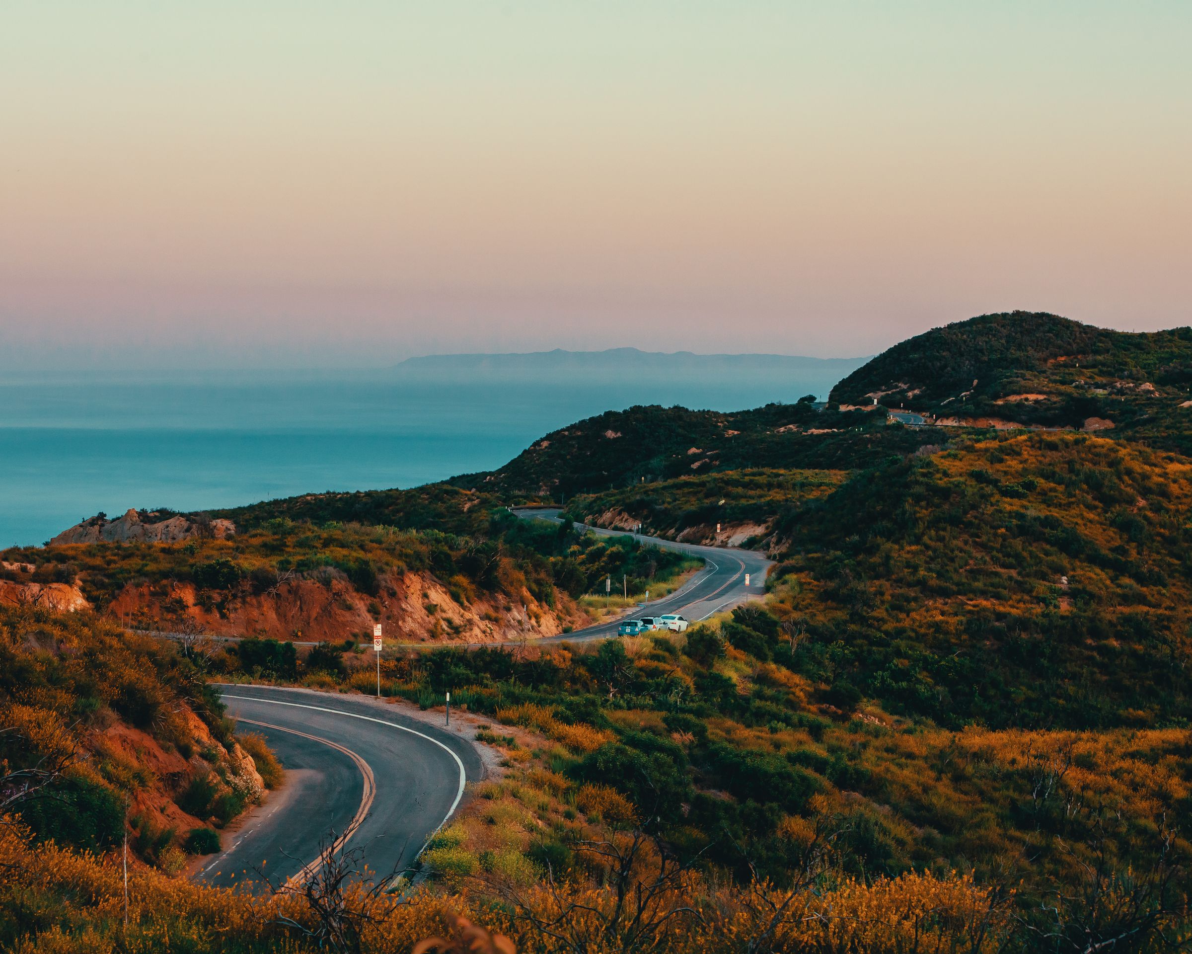 Malibu coastline along the Pacific Coast Highway