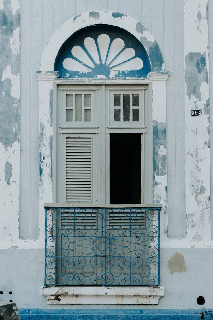 Beautiful Old City Balcony Window