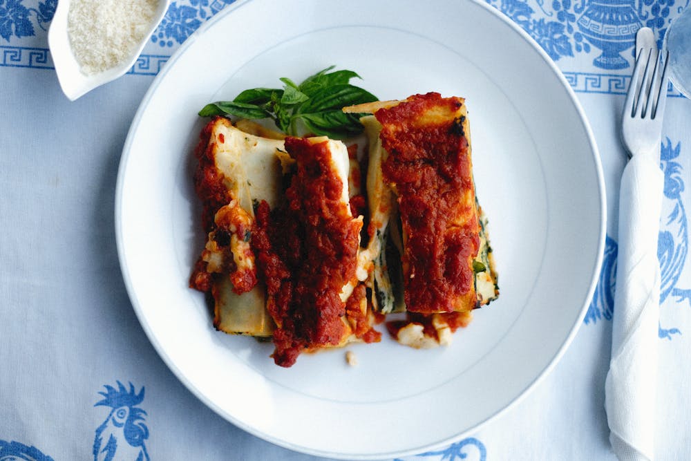 Cheesy Three-Cheese Macaroni Lasagna Cheesy Three-Cheese Macaroni Lasagna