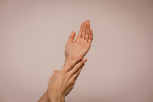 Person, Die Hand Berührt
