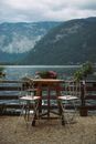 Restaurant Table overlooking Bay