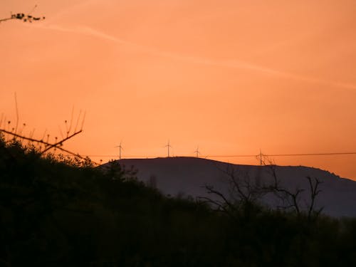Free stock photo of dawn, golden hour, wind power