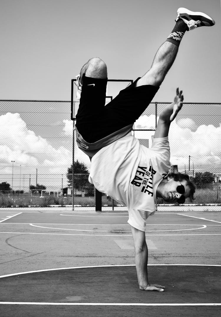 Man Performing Hip Hop Dance