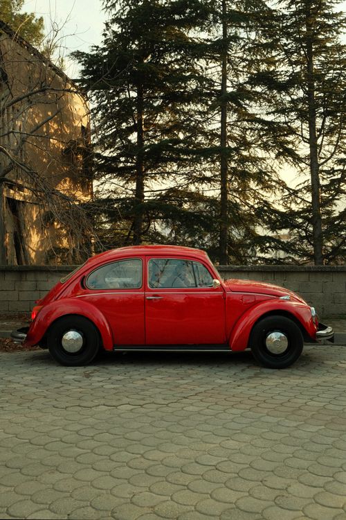 Classic Red Car · Free Stock Photo