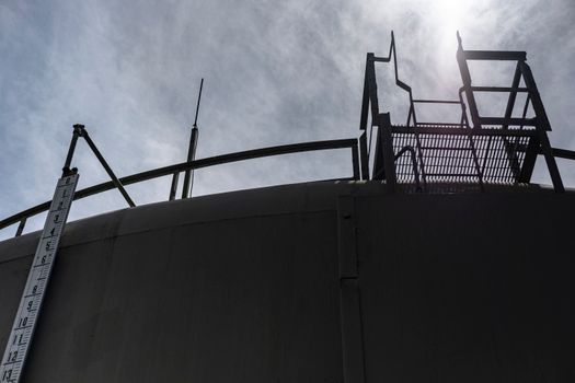 Struktur las tangki stainless steel industri