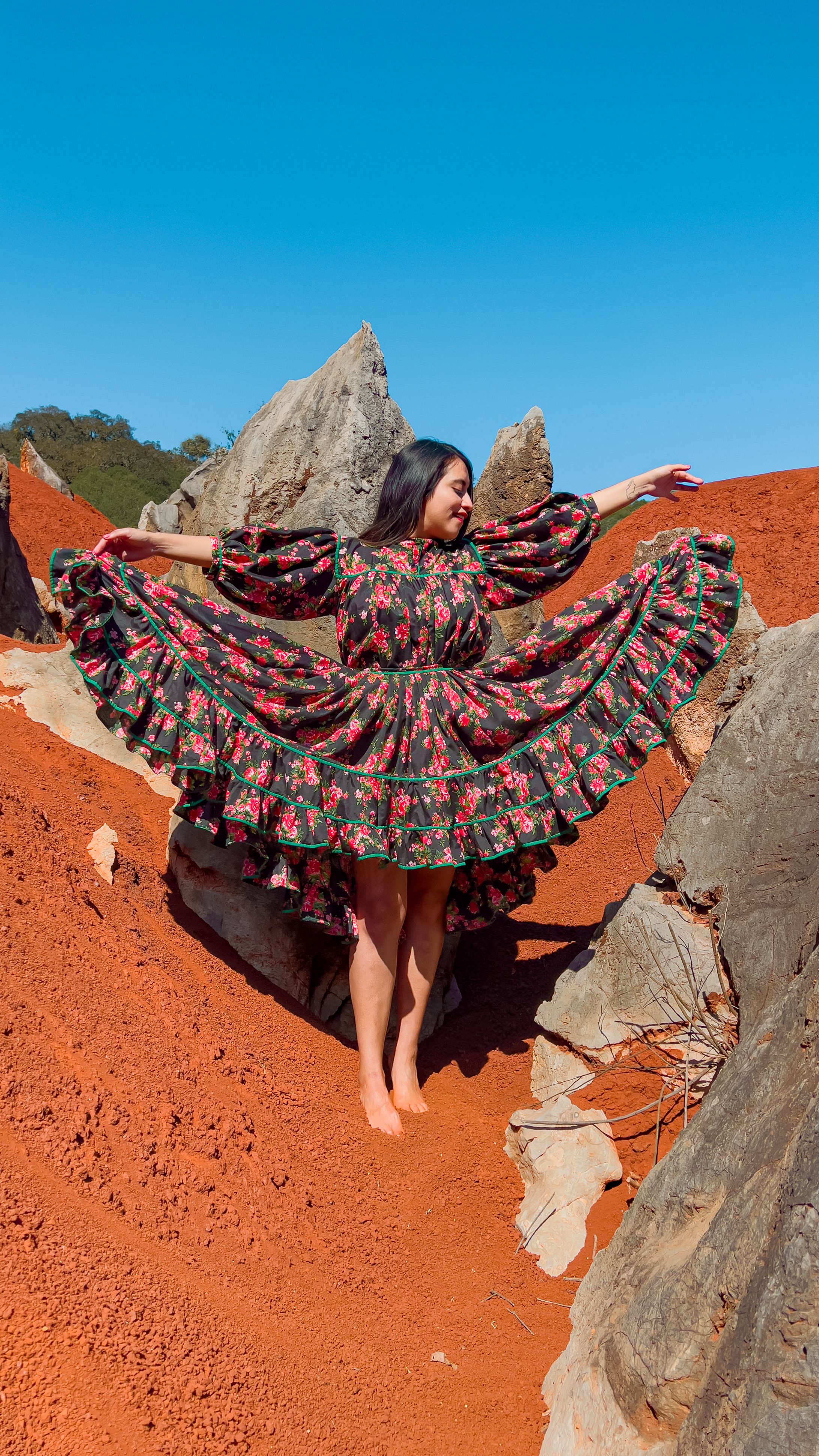 Portrait of a Woman Wearing a Dress · Free Stock Photo