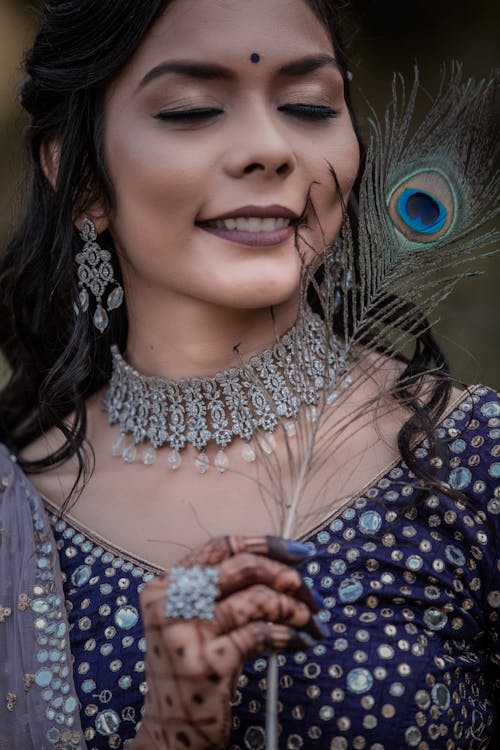 優雅, 光鮮亮麗, 印度女人 的 免费素材图片