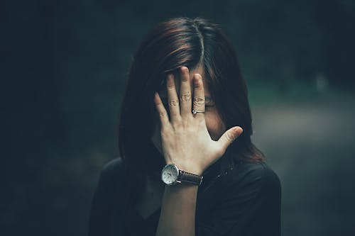 Free Woman Showing Her Hand Stock Photo