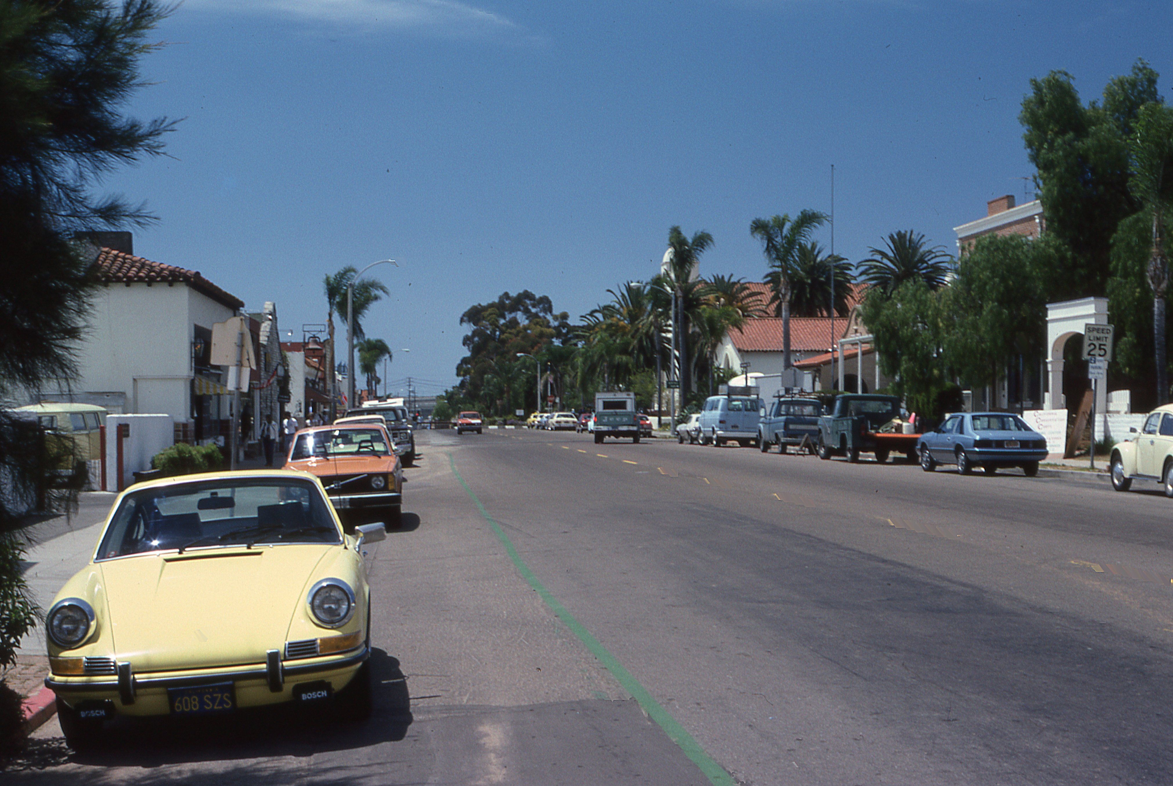 Vibrant street scene in North Park San Diego with local shops and cafes - apts for rent in san diego