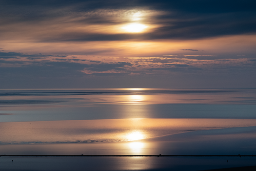 Body of Water during Sunset