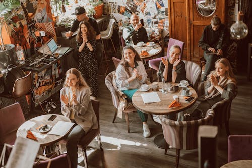 Fotobanka s bezplatnými fotkami na tému bar a kaviareň, ľudia, publikum