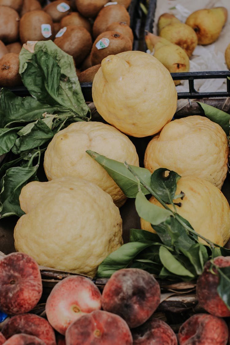 Close Up Of Fruit And Vegetables