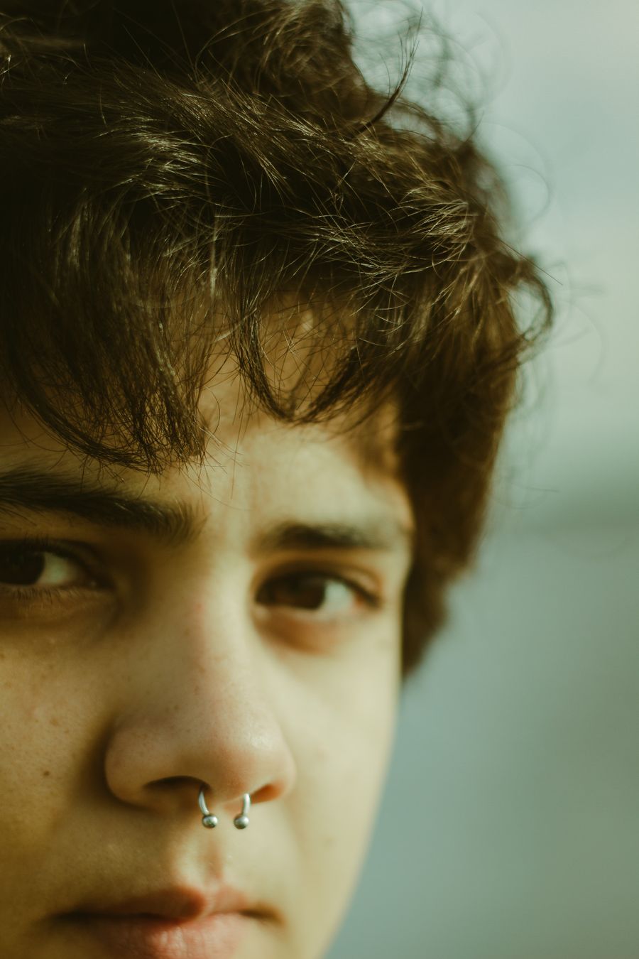 Nostril piercing work at Grand Avenue