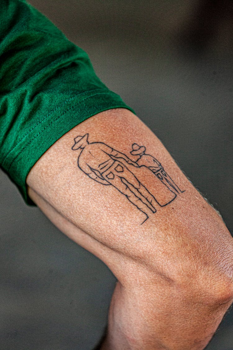 A Tattoo On A Person's Arm 