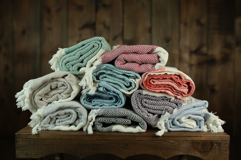 Batik Tasseled Blankets