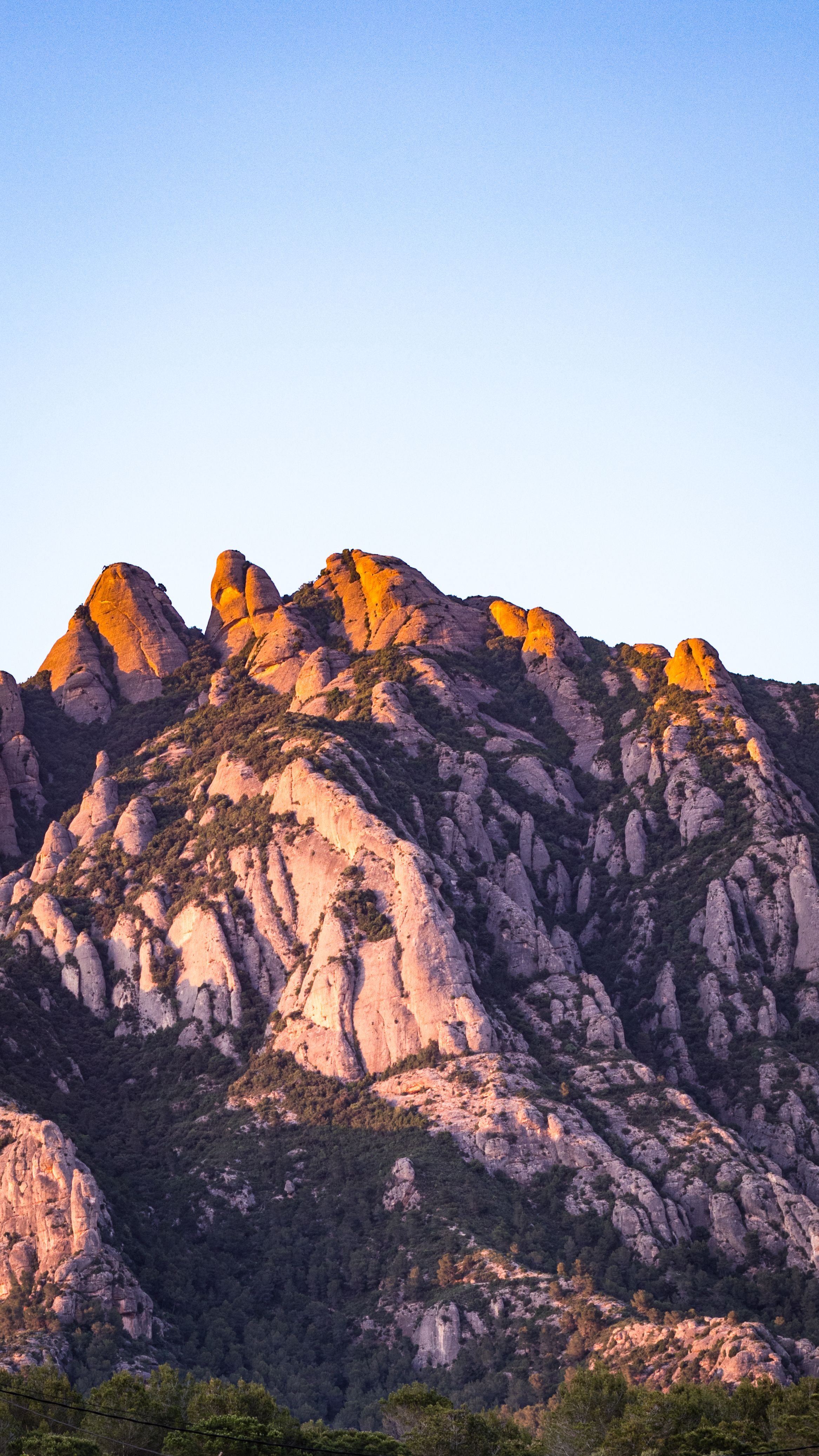Brown Rocky Mountain Under the Blue Sky · Free Stock Photo