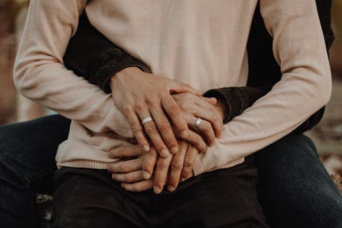 Free A Couple Holding Hands Stock Photo
