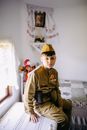 Boy in a Costume of a Soldier 